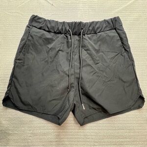 Manfinity Men’s Lightweight Elastic Waist Black Athletic Shorts - Size S